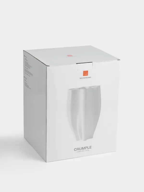 Ваза для цветов, 30 см, керамика, Crumple, image-5