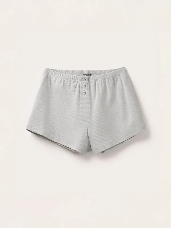 Костюм женский, с шортами, хлопок/эластан, светло-серый, Katniss, image-11