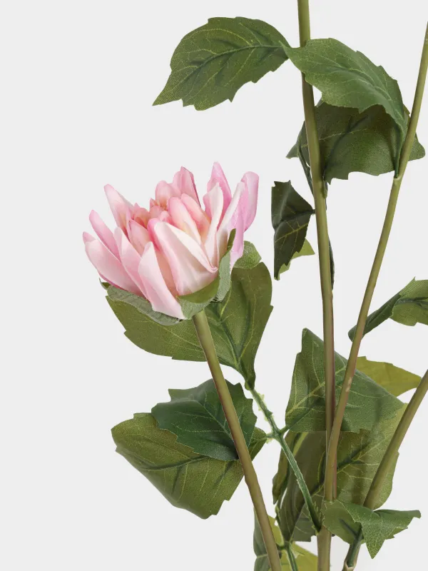 Ветка декоративная, 85 см, Бело-розовый георгин, Flower garden, image-2