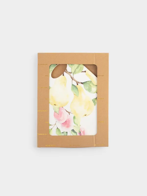 Подставка под горячее, 18x24 см, Груши и сливы, Crumple print, image-4