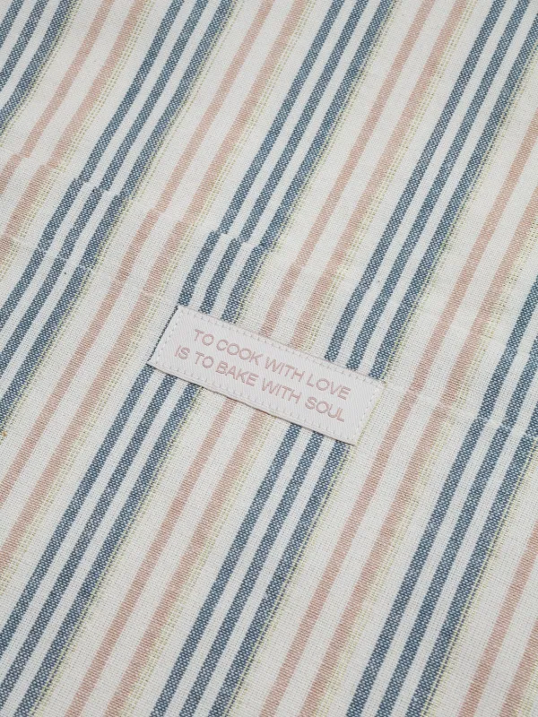 Фартук, 65х85 см, хлопок, молочный, Полосы, Stripes kitchen, image-3