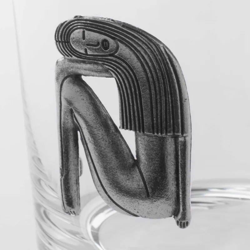 Стакан для виски, 10 см, 340 мл, стекло/металл, серебристый, Дева, Zodiac, image-4