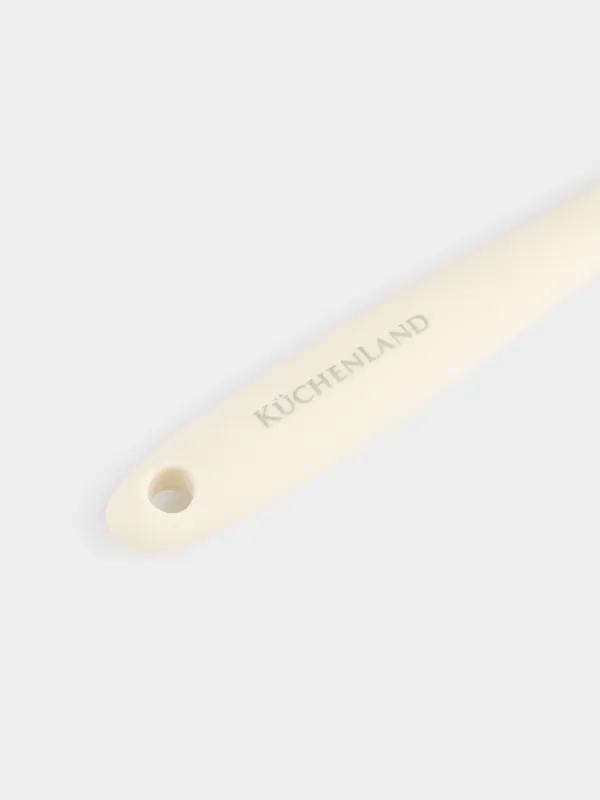 Лопатка-шпатель, 27 см, силикон, молочная, You are loved, Amour, image-4