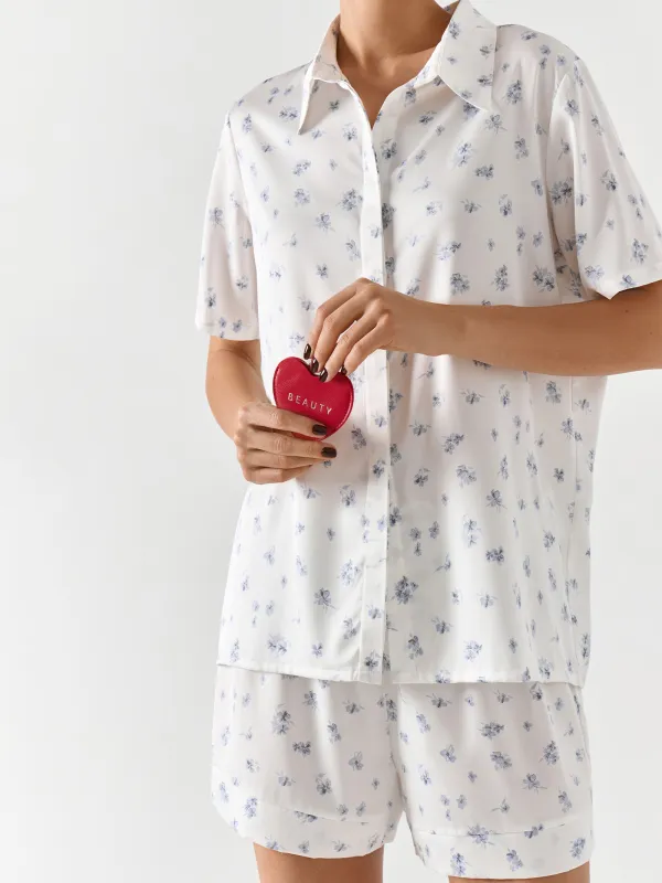 Рубашка, бело-голубая, Tesia, image-3