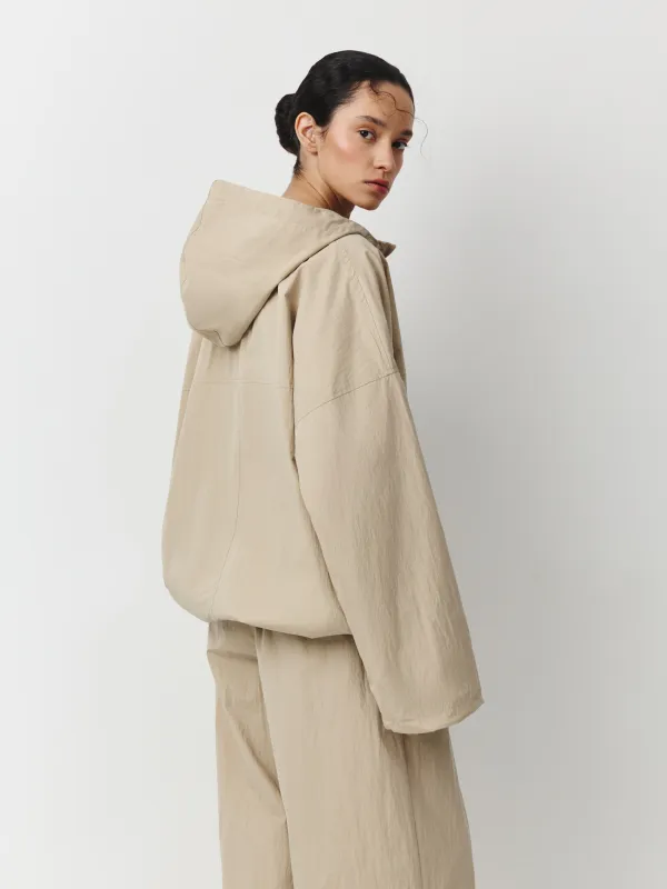 Ветровка женская, бежевая, Sagra, image-3