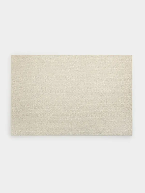Салфетка под приборы, 30x45 см, ПВХ, прямоугольная, бежевая, Solid, image-0