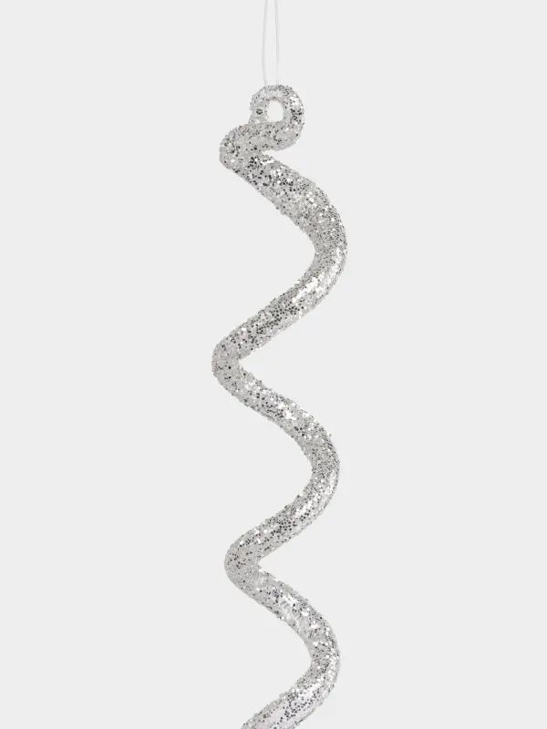 Игрушка елочная, 25 см, Витая сосулька, Figure sparkle, image-1