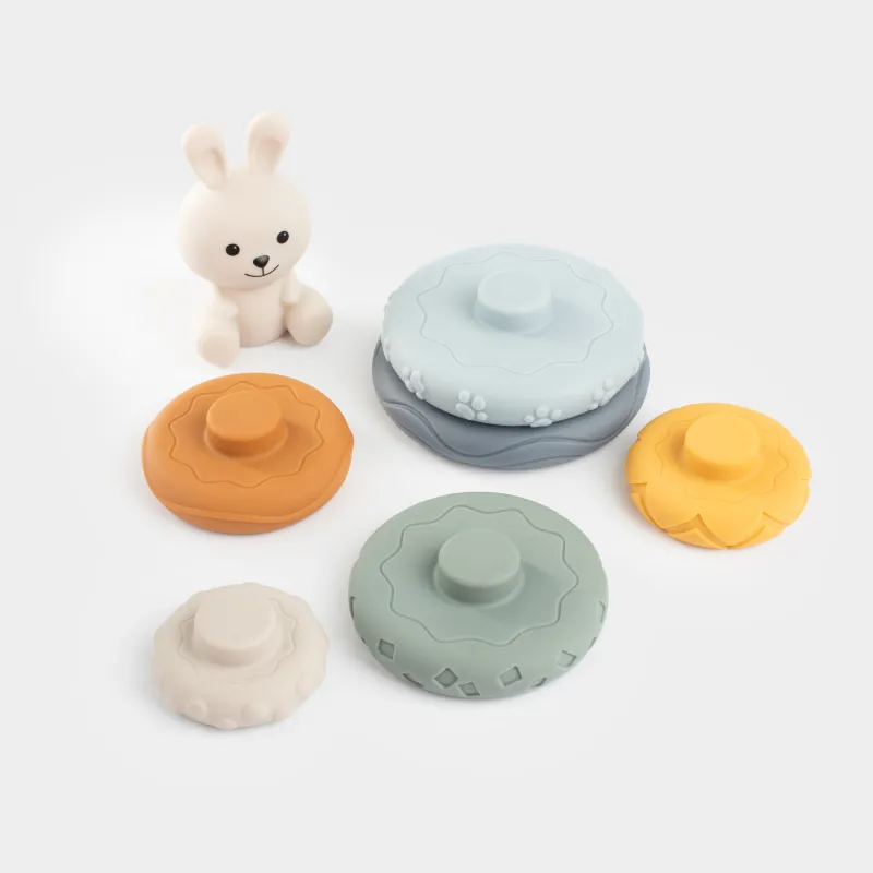 Игрушка развивающая, 19 см, Пирамидка зайка, Kiddy, image-6