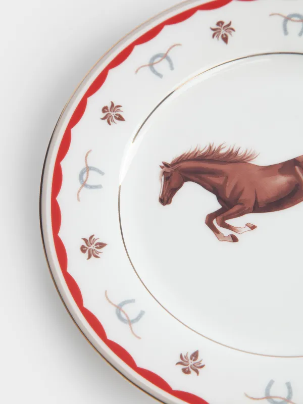 Тарелка закусочная, 21 см, Конь, Zealous horse, image-1