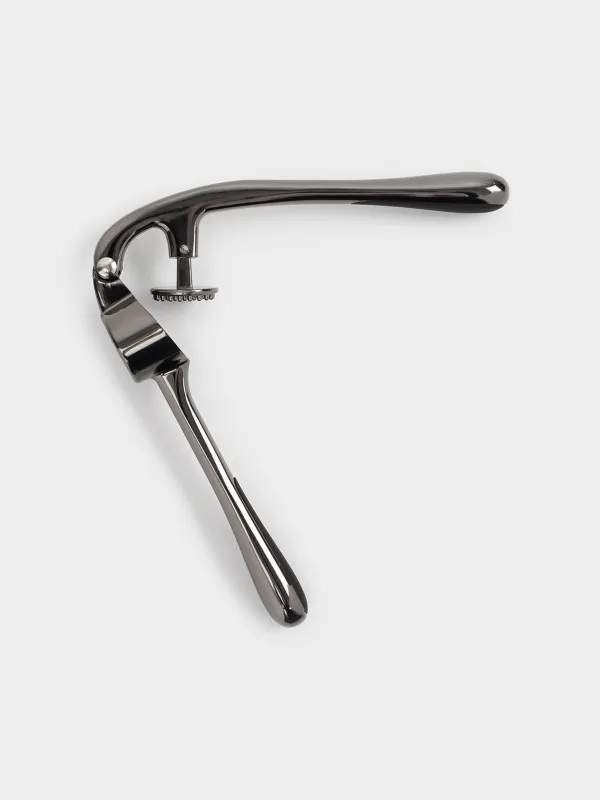 Пресс для чеснока, 17 см, металл/пластик, темно-серый, Titanium, image-4