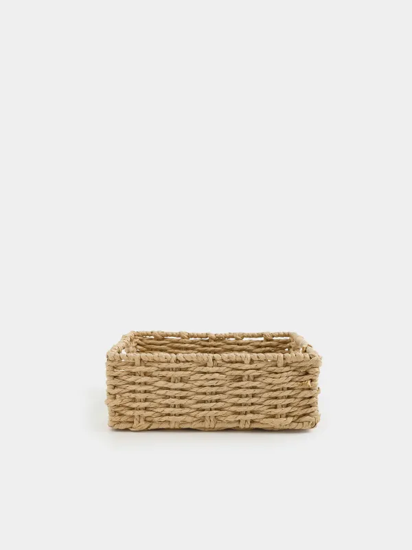Корзина для салфеток, 18х18 см, плетеная, Braided, image-0
