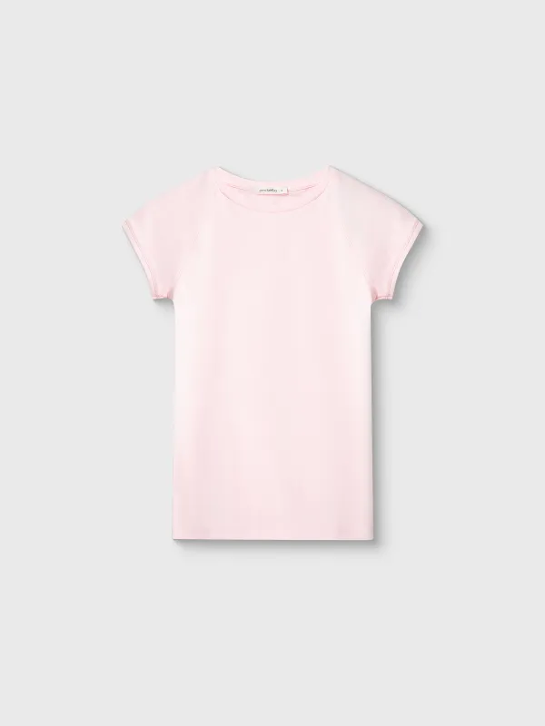 Футболка женская, р. XS, хлопок/спандекс, розовая, Beatrisa, image-4