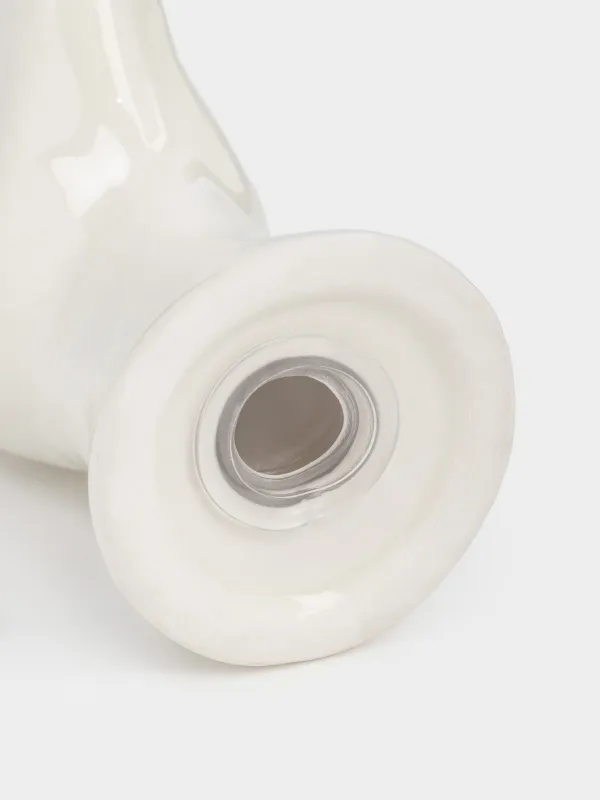 Емкость для соли или перца, 9 см, керамика, белая, Олень, Forest deers, image-4