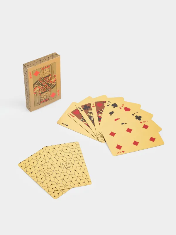 Игра настольная, 9x6 см, карты, бумага, золотистая, Hobby light, image-0