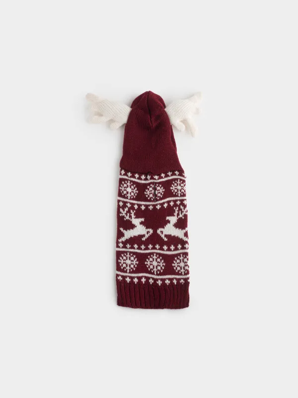 Свитер для животных с капюшоном и принтом Олени, Fashion pet, image-1