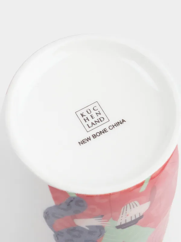 Кружка, 420 мл, Девушка и кот, Girls, image-3