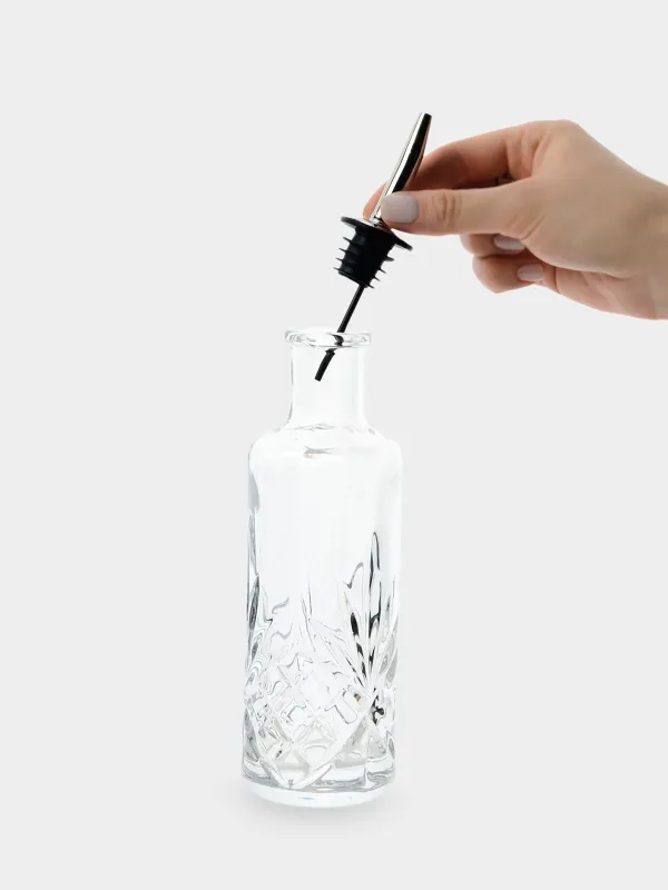 Бутылка для масла или уксуса, 250 мл, с дозатором, стекло Р/сталь, Sabal, image-2