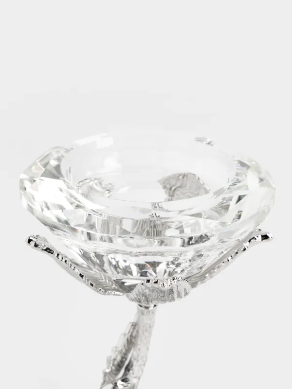 Подсвечник, 9 см, для чайной/тонкой свечи, Цветок, Diamond, image-2