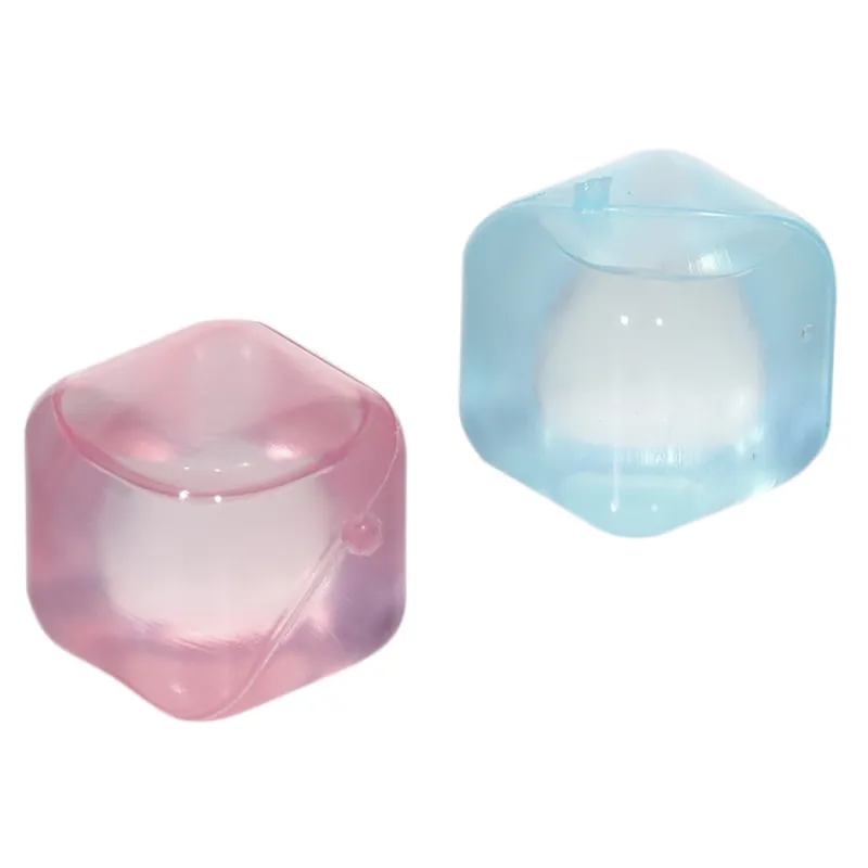 Набор кубиков для охлаждения напитков, 10 шт, пластик, розовый/голубой, Cool party, image-1