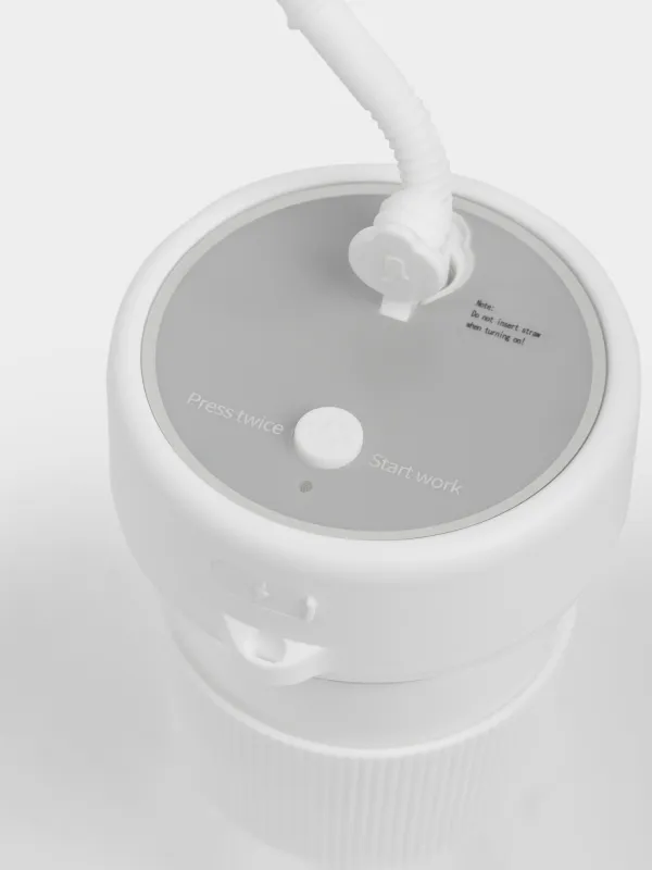 Блендер персональный, 350 мл, 35 Вт, портативный, заряжаемый, пластик, белый, Handy, image-1