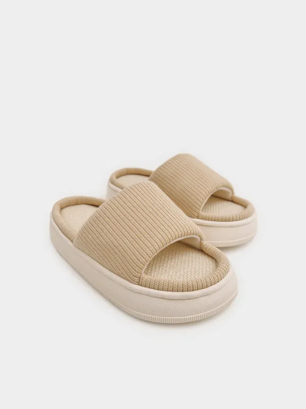 Тапочки женские, Knitted, image-2