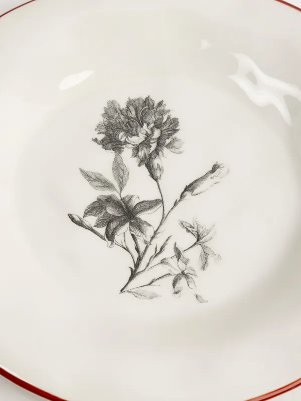Тарелка закусочная, 23 см, Графичные цветы, Floria graphic, image-3
