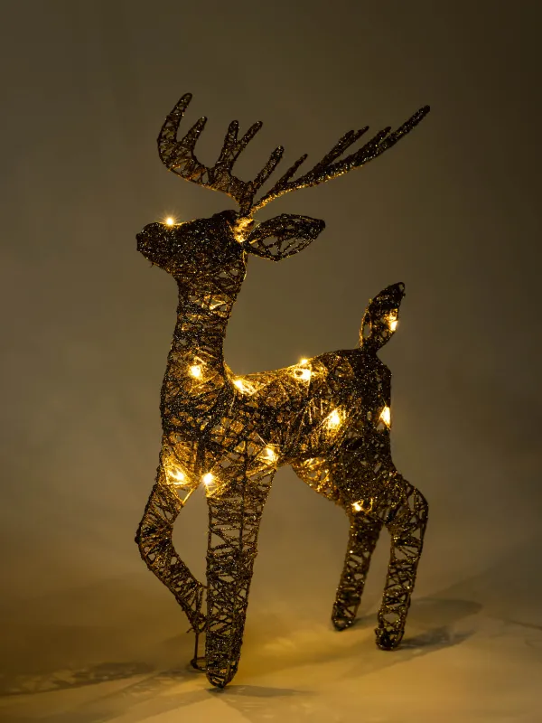 Изделие декоративное, 29х48 см, Олень, Deer sparks, image-3
