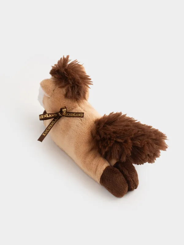 Магнит, 13 см, мягкий, полиэстер, бежевый, Лошадь, Horse cute, image-2