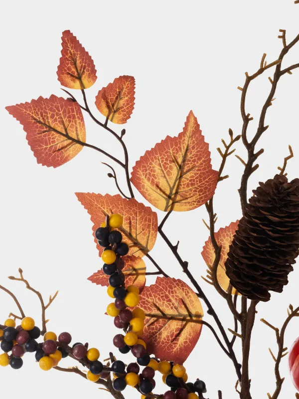 Ветка декоративная, 50 см, пластик/бумага, Осенний урожай, Forest symphony decor, image-1