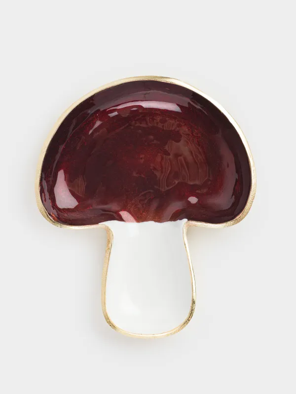 Блюдо декоративное, 18x15х2 см, Гриб, Fungi, image-1