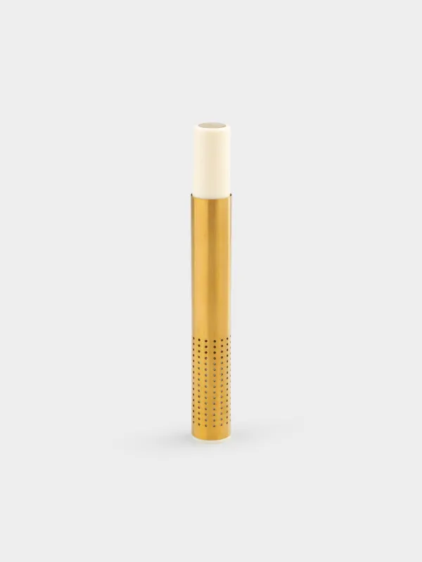 Сито для заваривания чая, 16 см, сталь/пластик, золотисто-молочное, Стик, Stick, image-1