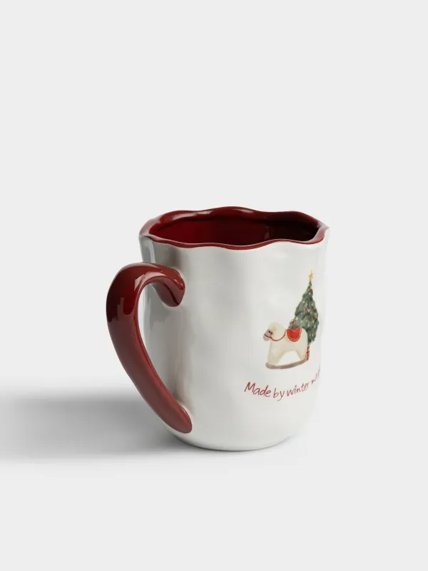 Кружка, 560 мл, Овечка с елкой, Christmas tree, image-2