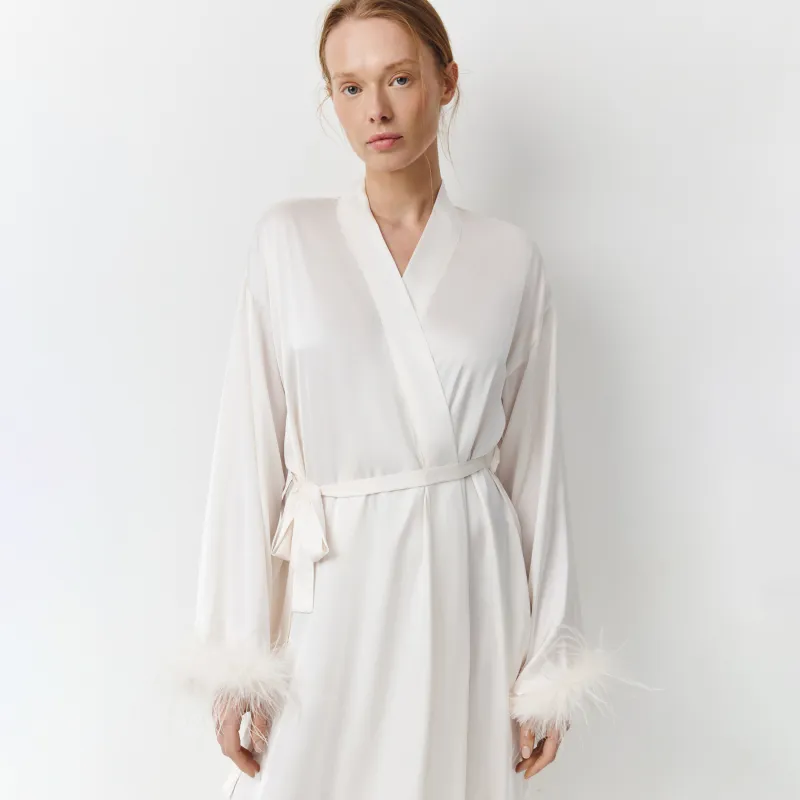 Халат женский, с длинным рукавом, Adria