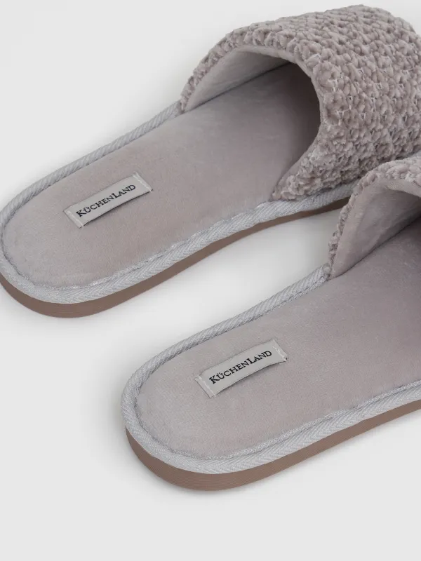 Тапочки женские, Chenille, image-4