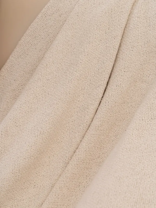 Плед, 130х170 см, хлопок, молочный, Streak, image-1