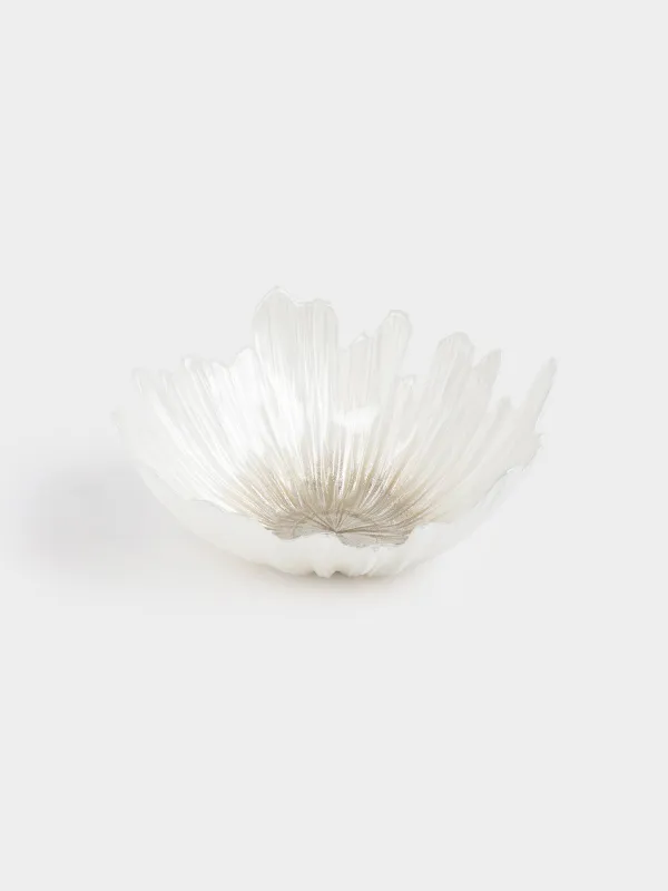 Ваза для фруктов, 32х14 см, стекло Р, молочная/шампань, Verge, image-1