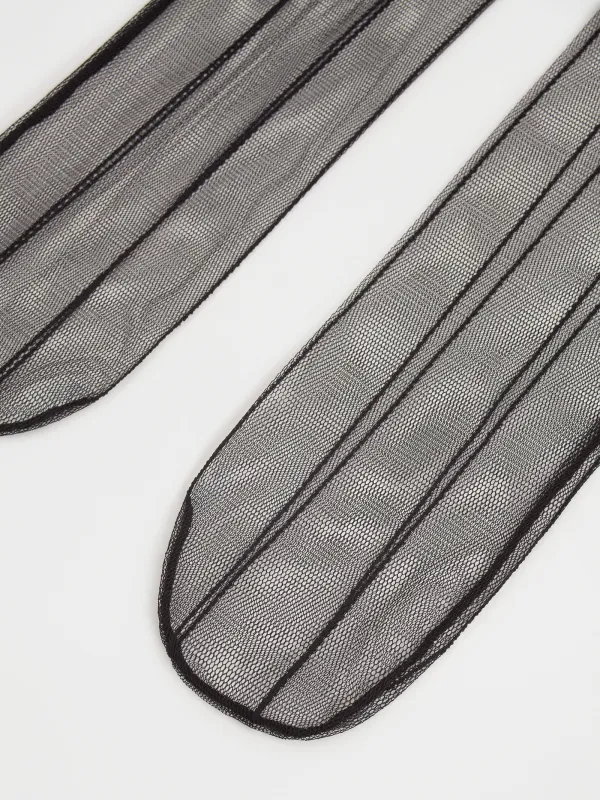 Носки сетчатые, черные, Gridlin, image-4