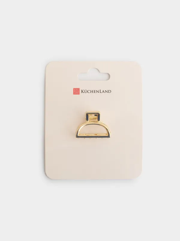 Заколка для волос, 3 см, металл, Fantastic gold, image-3