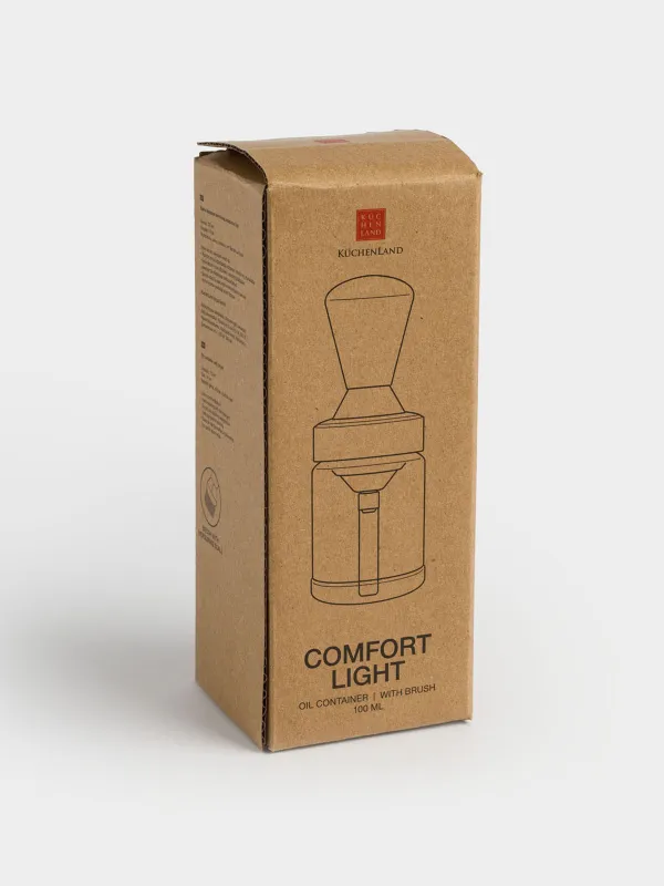 Контейнер для масла, 100 мл, с кисточкой, стекло/силикон, Comfort light, image-4