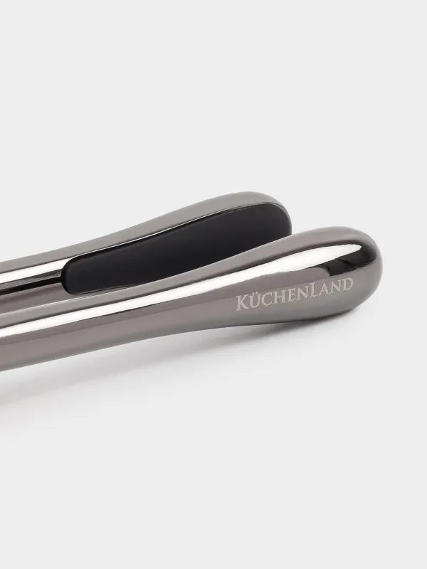 Пресс для чеснока, 17 см, металл/пластик, темно-серый, Titanium, image-5