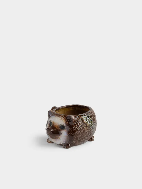 Конфетница, 18х10 см, Еж с листом и грибом, Hedgehog, image-0