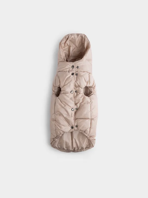 Пуховик для животных стеганый с капюшоном, Fashion pet, image-0