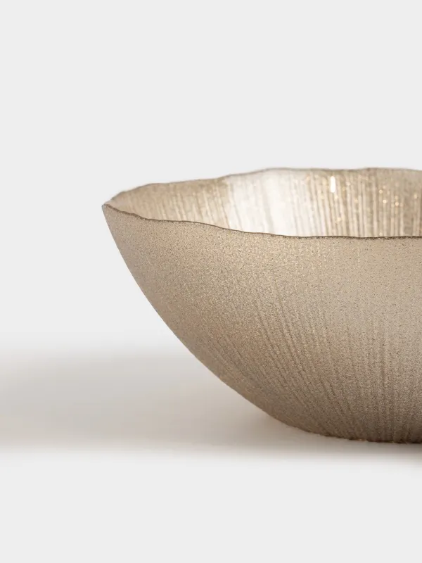 Салатник, 24х9 см, 1,7 л, стекло, шампань, Angle, image-3