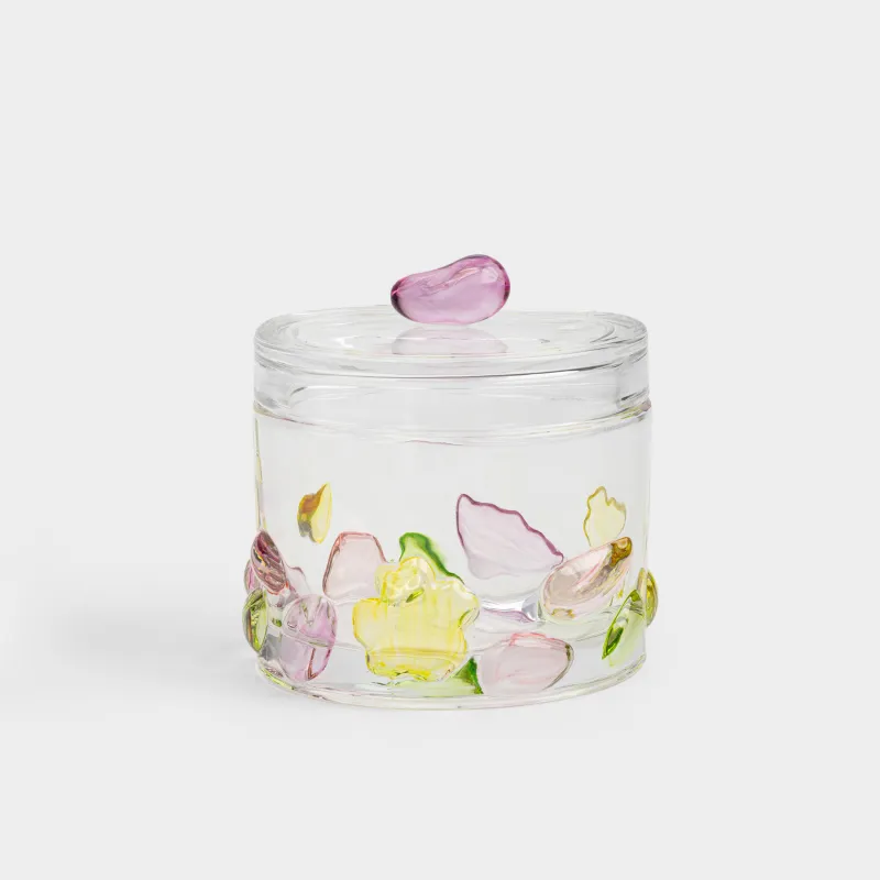 Емкость для хранения, 11х12 см, 300 мл, стекло, цветная, Clear color