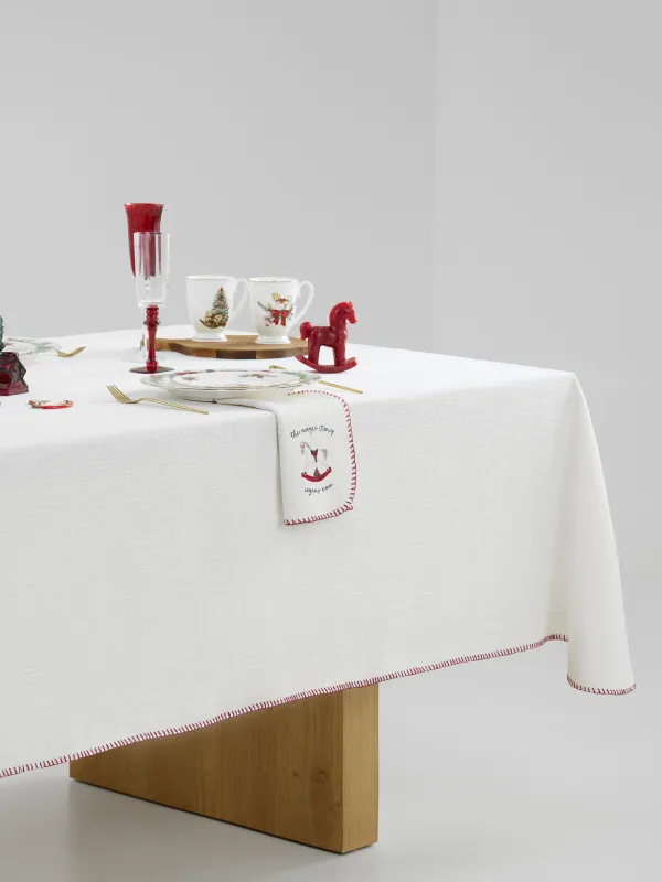 Скатерть, 170х250 см, со строчкой, Рогожка, Gunny traditions, image-5