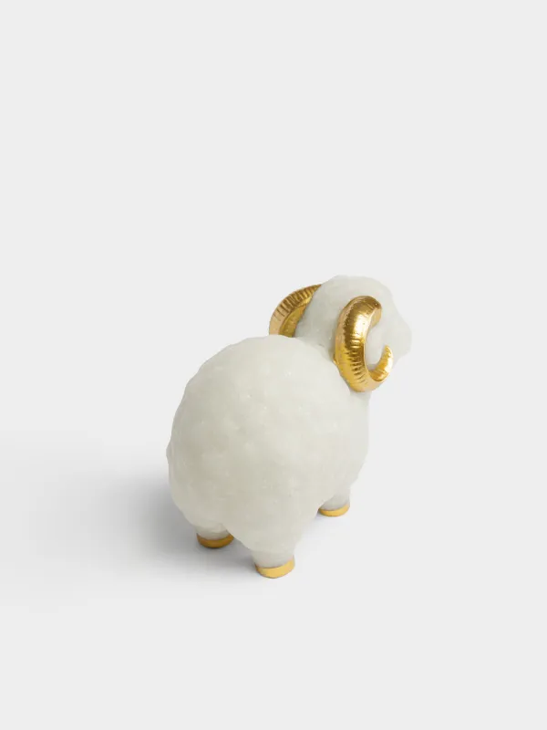 Статуэтка, 15x11 см, Баран, Sheep gold, image-2
