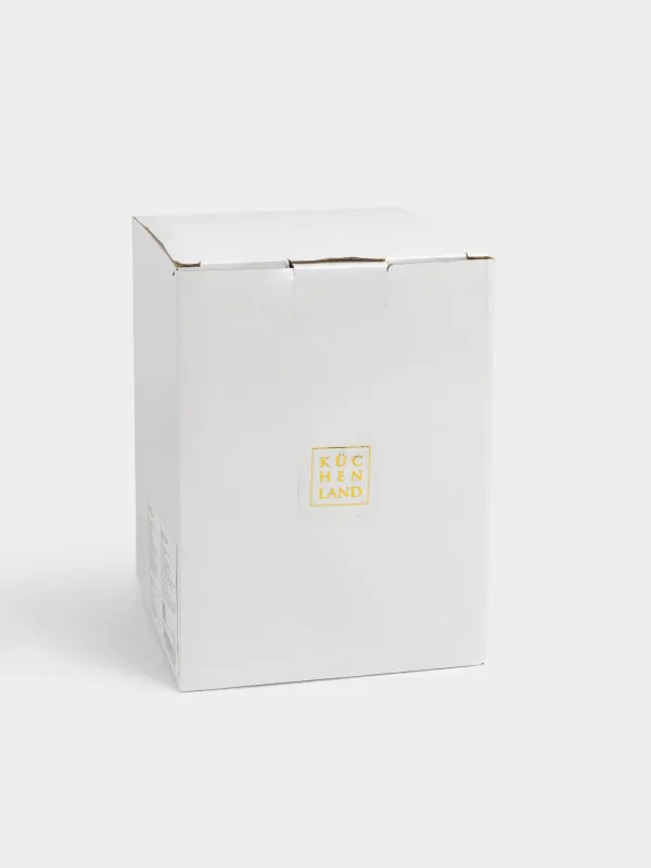 Емкость для хранения, 19х13 см, 1 л, фарфор P, бело-бежевая, Снеговик в шапке и шарфе, Snowy, image-5