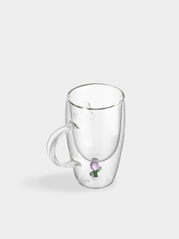 Кружка, 340 мл, стекло Б, Цветок, Air shape, image-2
