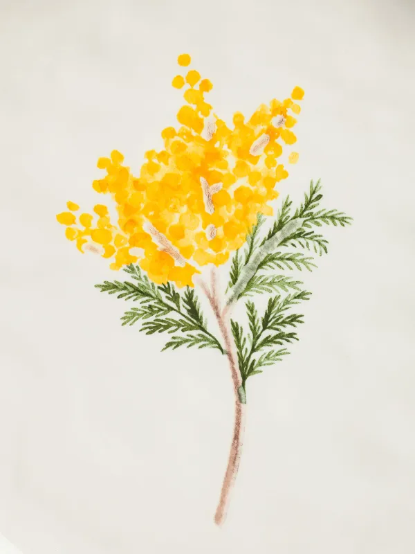 Блюдо, 24 см, Мимоза, Crumple flower, image-4