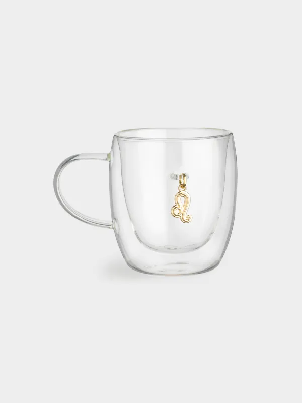 Кружка, 280 мл, с подвеской, Лев, Air figure zodiac, image-0